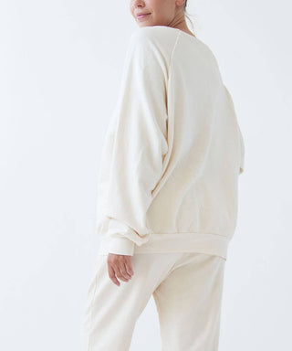 EMBRACE Garment Dye French Terry Oversized Pullover
