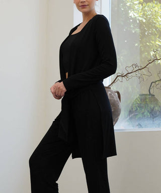 KOSHA Bamboo Long Open Cardigan