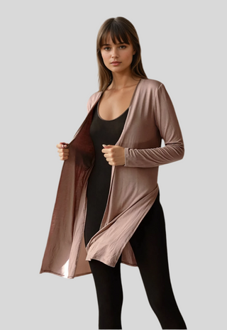 KOSHA Bamboo Long Open Cardigan
