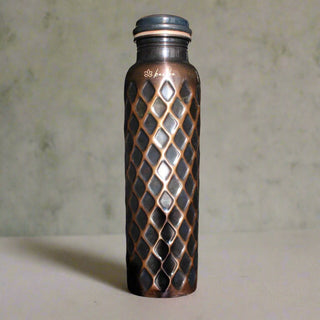 Shiv Copper Bottle (full diamond)
