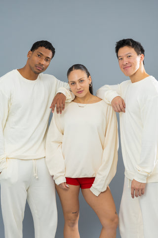 EMBRACE Garment Dye French Terry Oversized Pullover