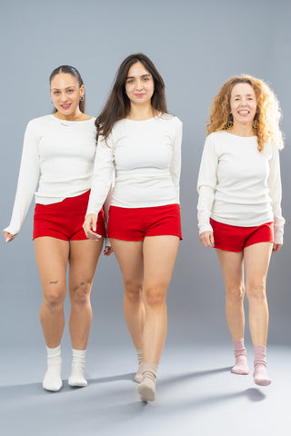 Hikari Long Sleeve Rib Top